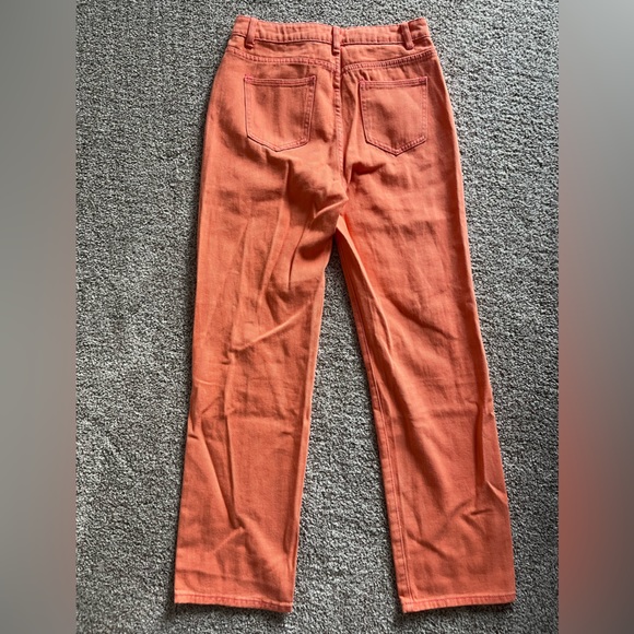 Shein Coral Ripped Jeans - Picture 2 of 3